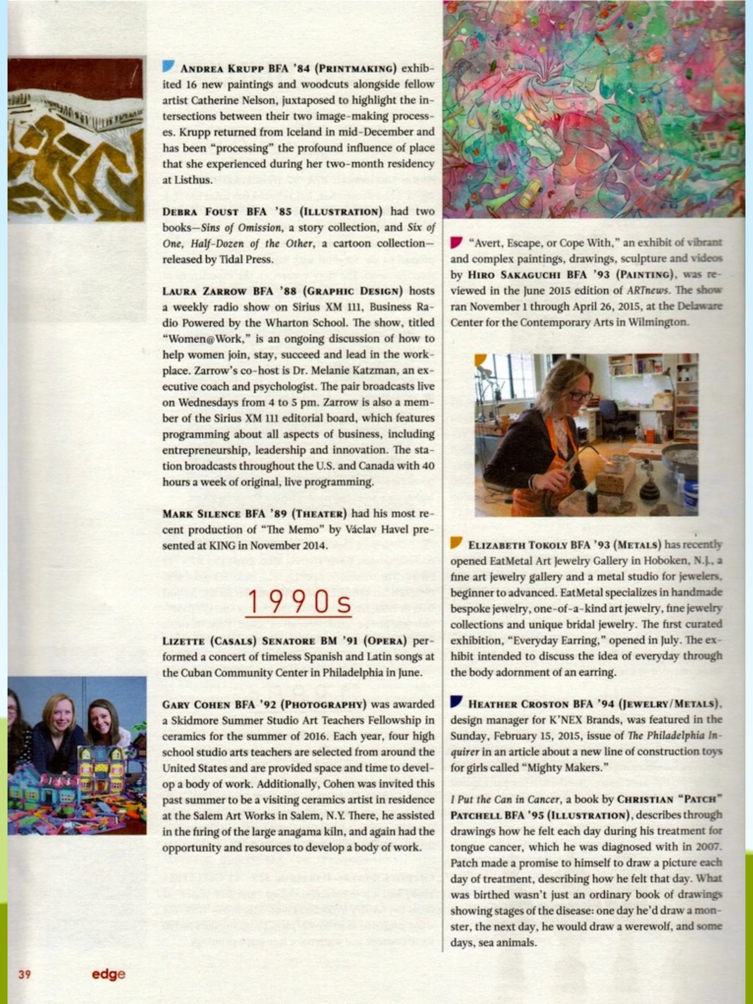 Spotlight on Opening of EatMetal Art Jewelry Gallery and Metal Studio