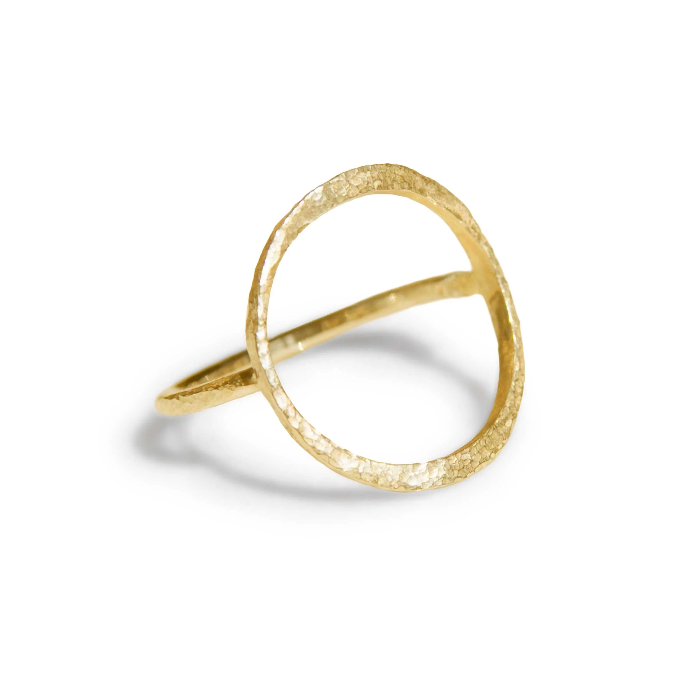 Gold Mini Circle Ring