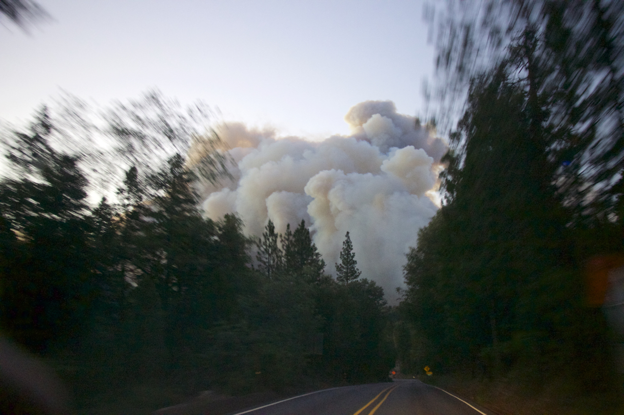 "Lake Fire: Smoke over the Highway"