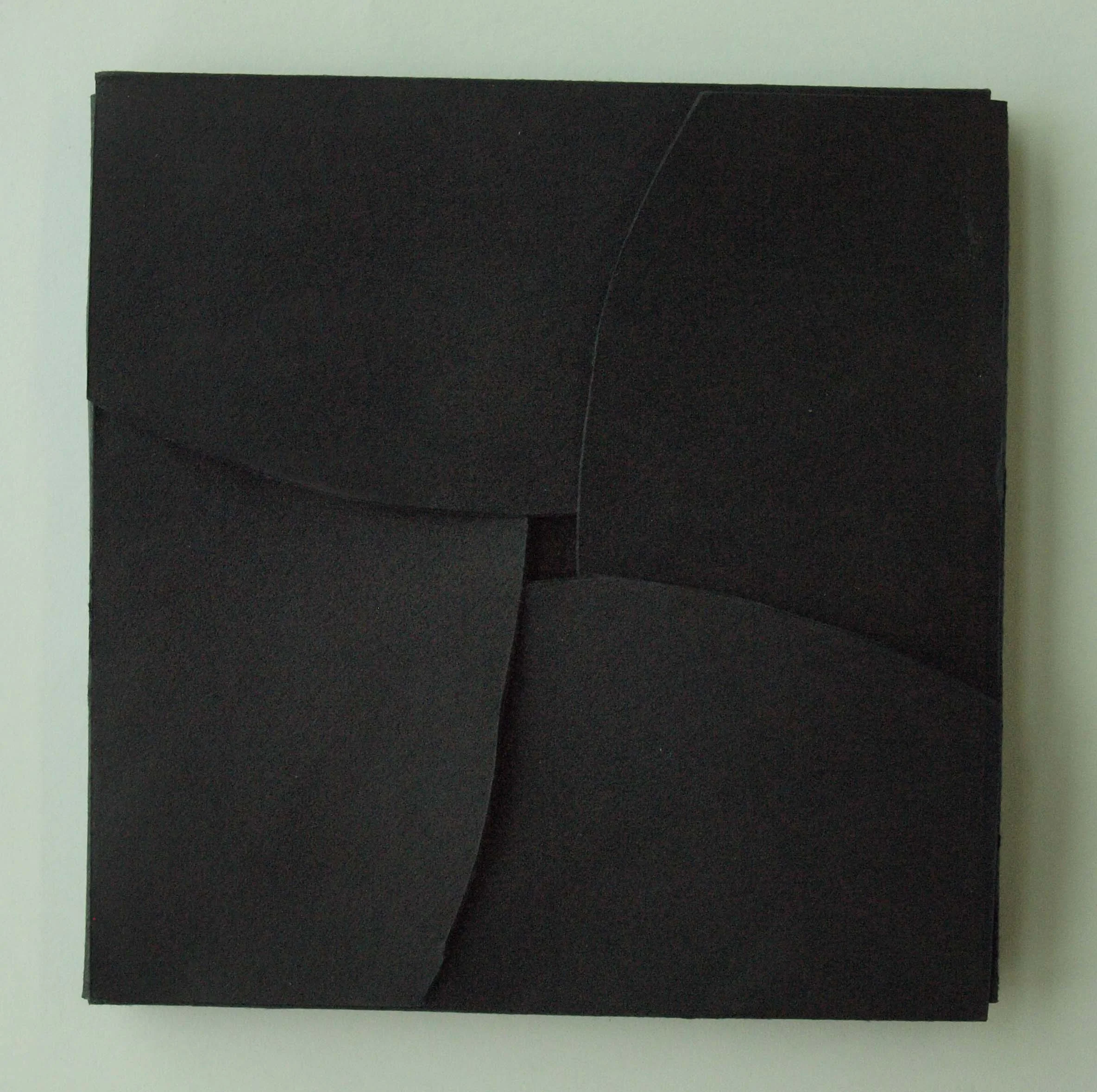 Enclosure for Meandering book, Lithography on Japanese paper.