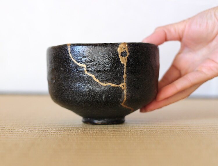 Example of a Kintsugi bowl. Source.