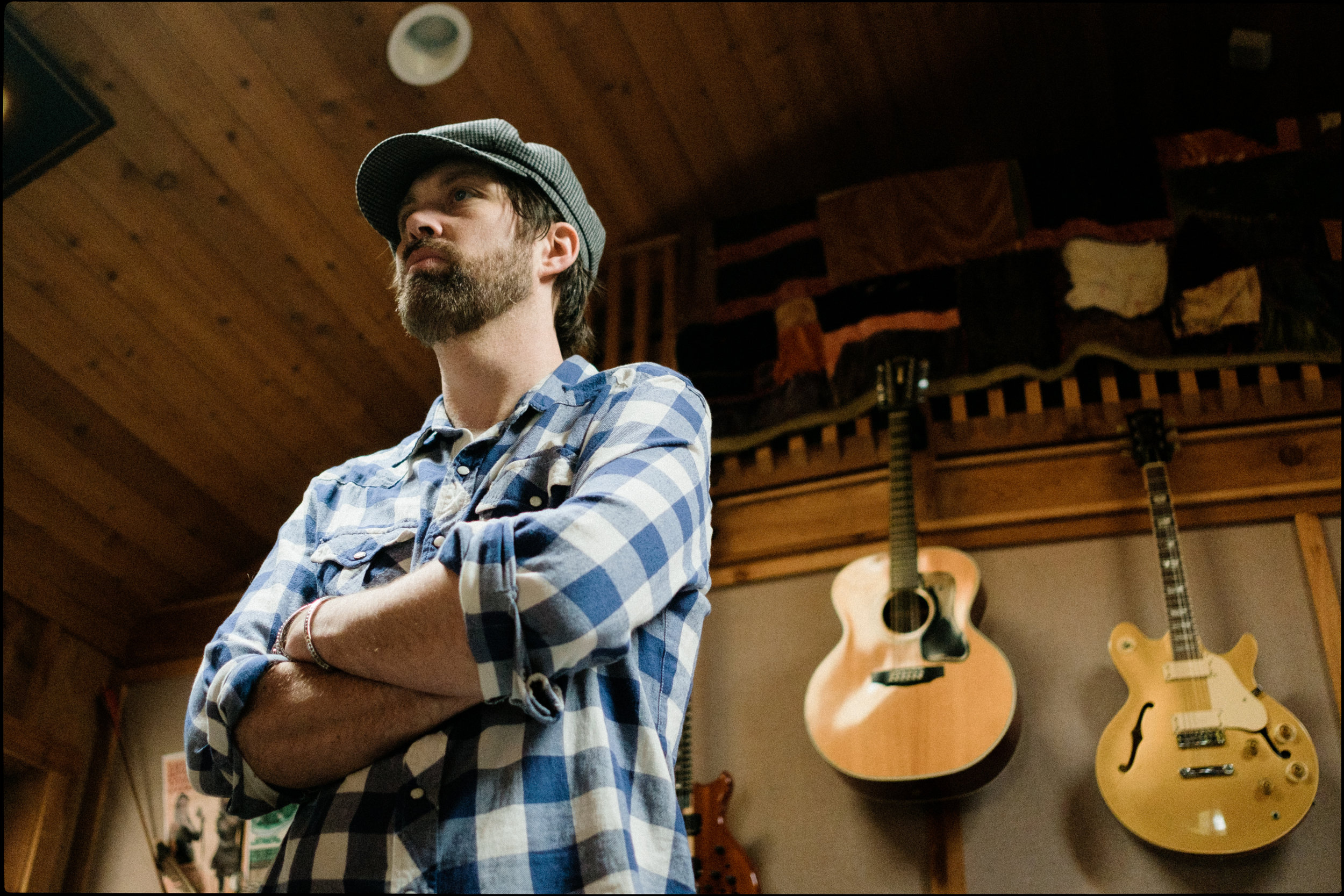 Producer John Jackson at Cash Cabin