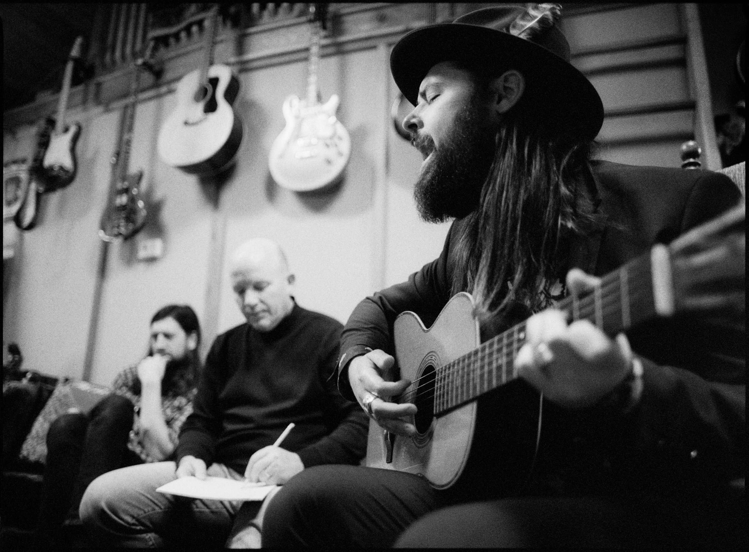 CALEB CAUDLE RECORDING AT CASH CABIN