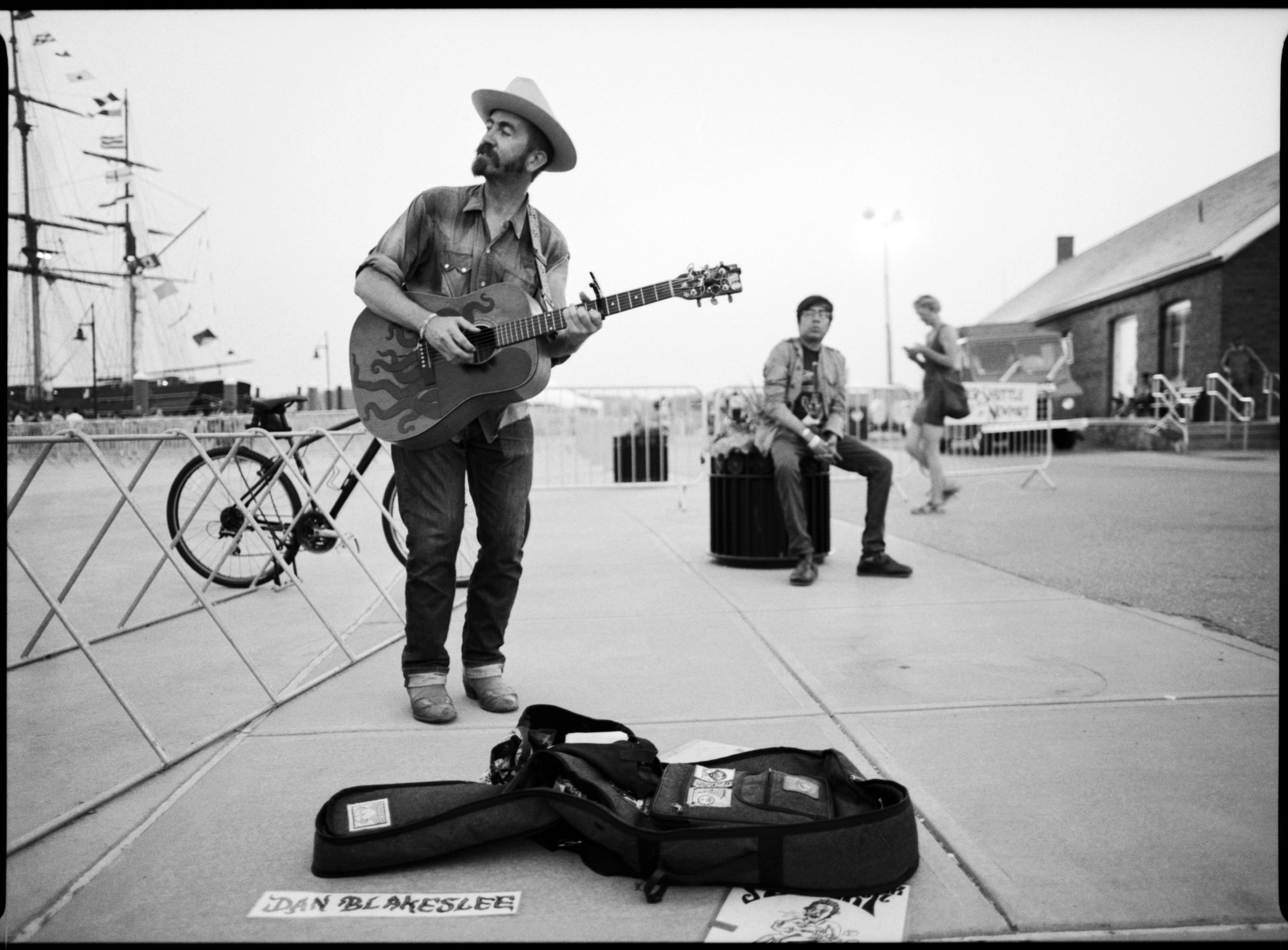 The amazing Dan Blakeslee at Newport Folk Fest