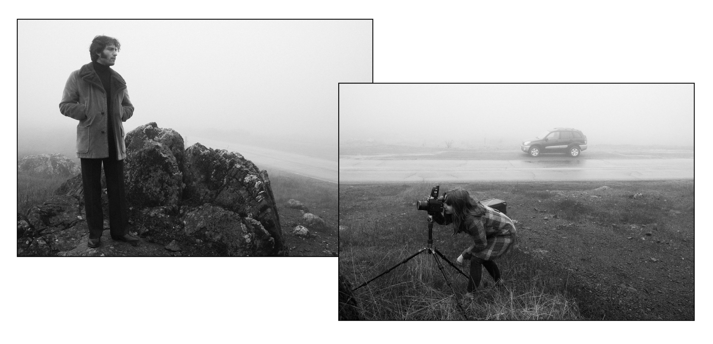 Logan Ledger and myself working | Marin County, California | January 2019