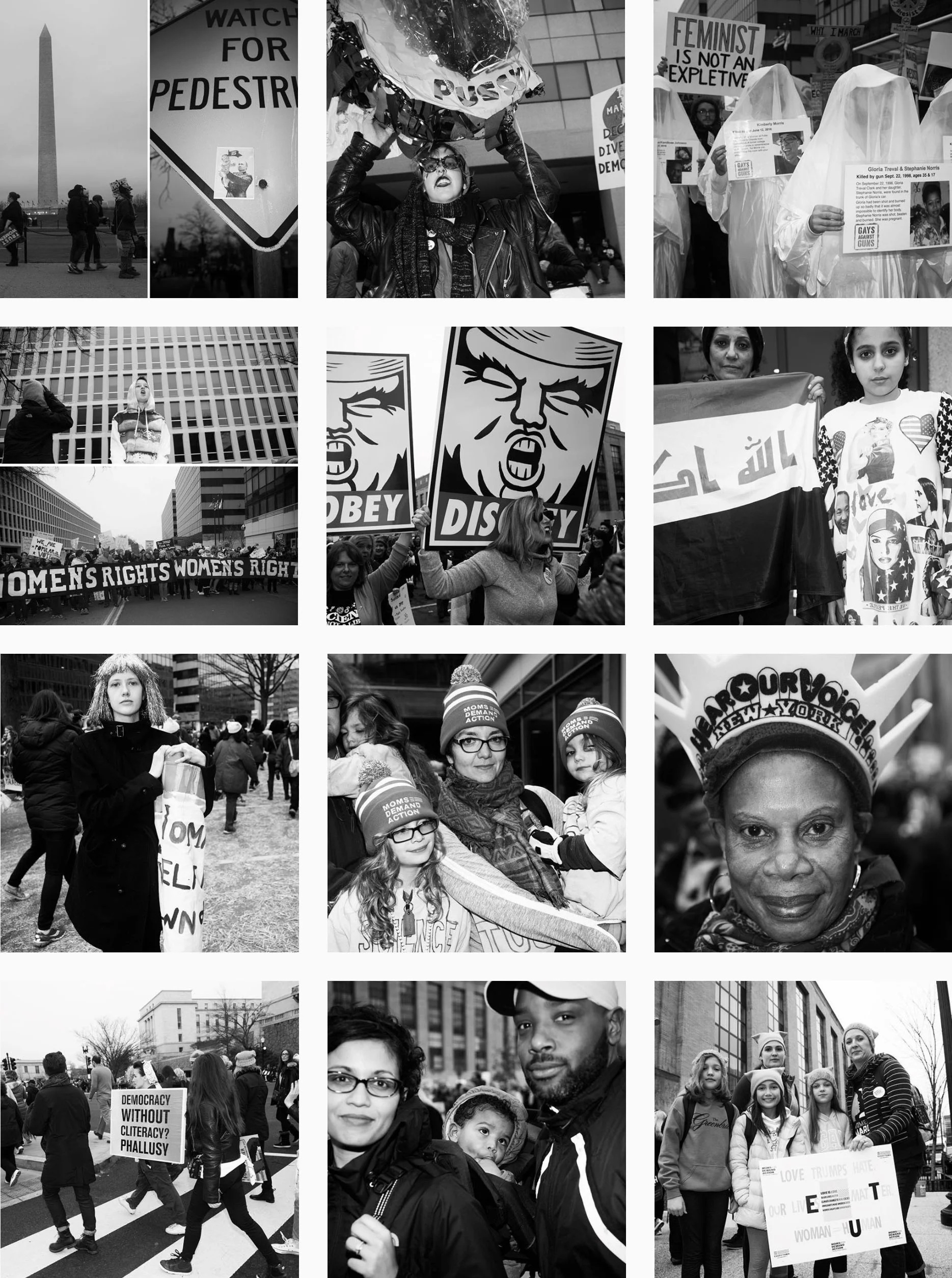 “ #WomensMarchOnWashington Live Coverage .” Photos & Reporting: Lili Holzer-Glier Role: Assignment, Instagram and website coordinator, sequence, text.