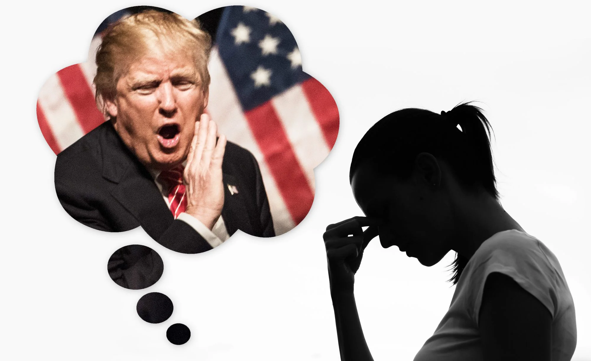 New York Daily News Photo Illustration: “How to cope with President Trump Stress Disorder.”