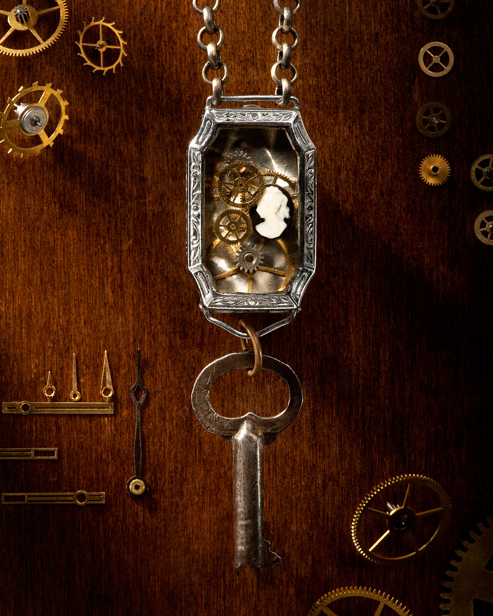 Watchcase Necklace