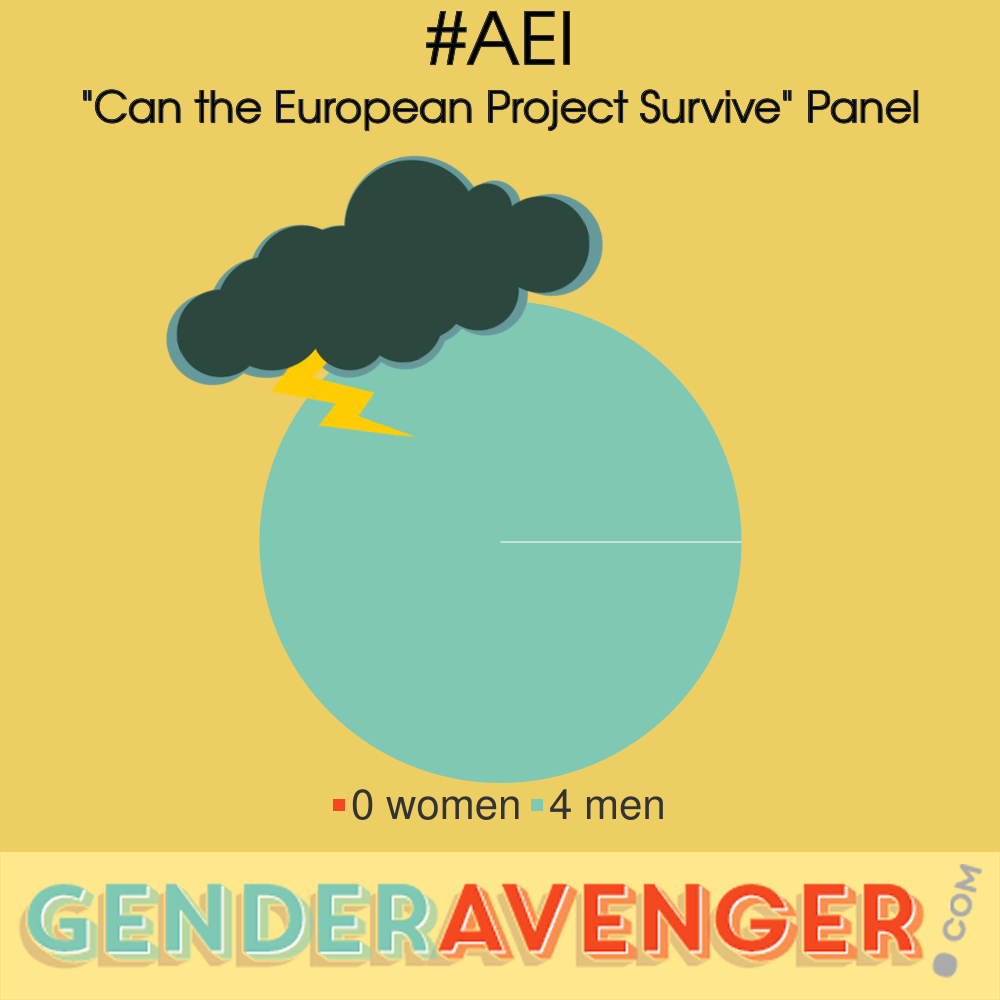 #HallofShame | American Enterprise Institute Hosts an All-Male Panel