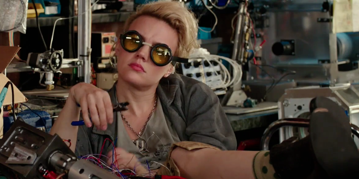 Kate McKinnon as Jillian Holtzmann in Ghostbusters .