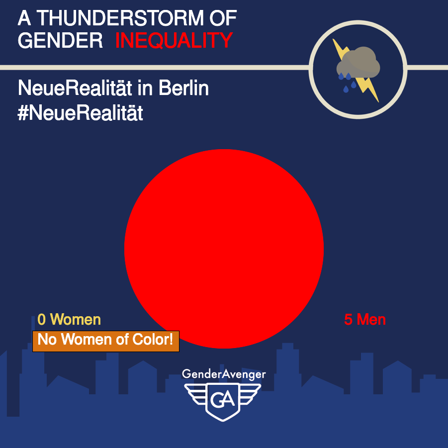 Action Alert | In This New Reality (#NeueRealität), There Are No Women