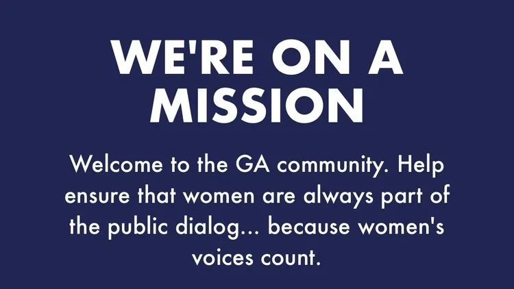 Are Men Talking Too Much? The GA Tally Will Show You When They Are.