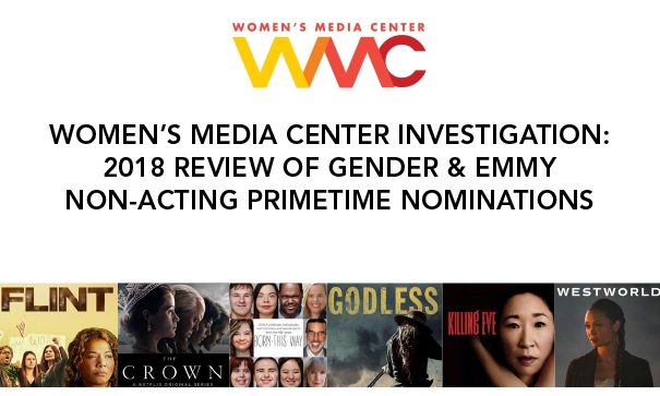 #GAReads | Women's Media Center investigation: 2018 review of gender and Emmy Primetime non-acting nominations