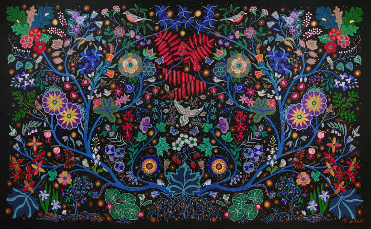 Christi Belcourt (Métis) - The Wisdom of the Universe, 2014. Photograph: Art Gallery of Ontario