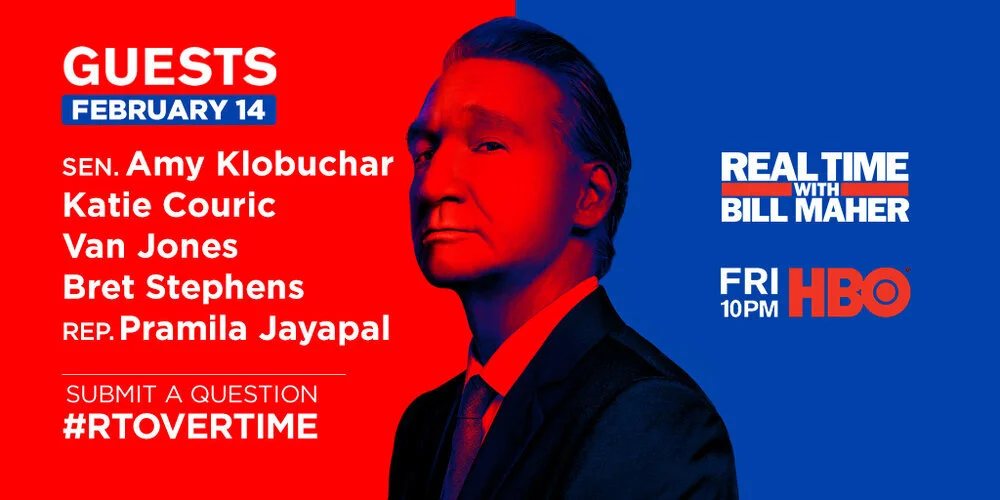 Tada! Real Time with Bill Maher Features a Gender-Balanced Guest List