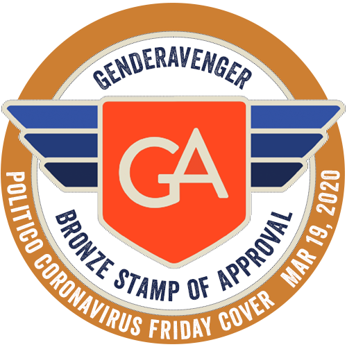 Politico's Coronavirus Friday Cover's Bronze GA Stamp of Approval