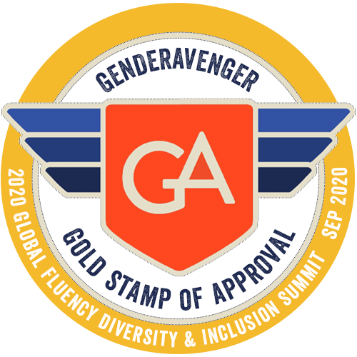 2020 Global Fluency Diversity &amp; Inclusion Summit Gold GA Stamp of Approval
