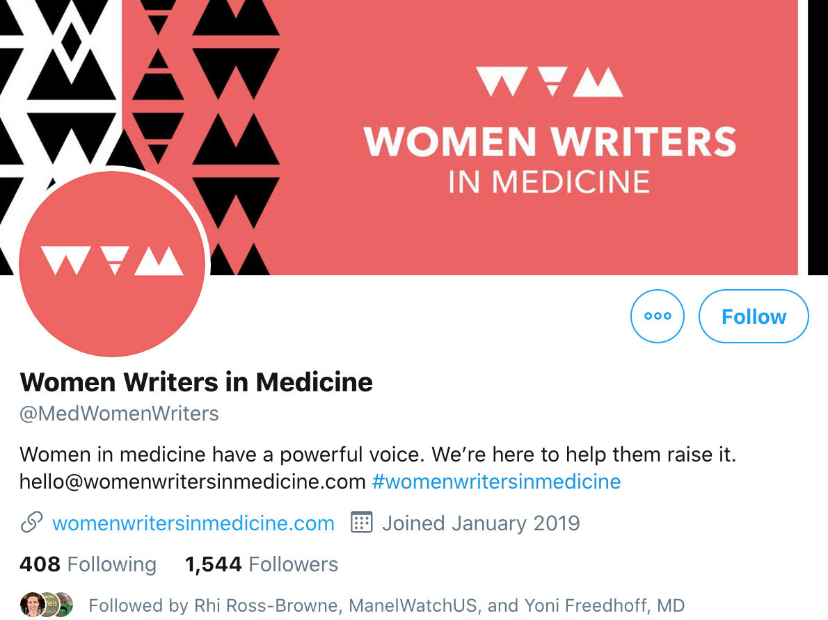 @MedWomenWriters on Twitter