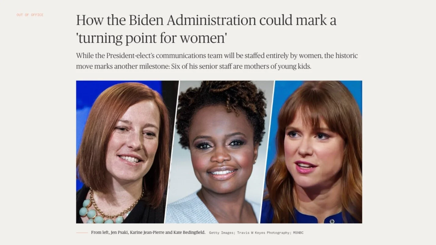 #GAReads | How the Biden Administration could mark a 'turning point for women'