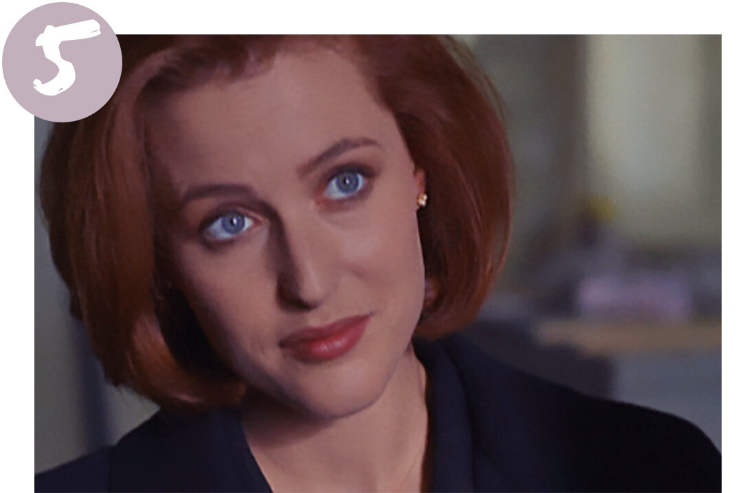 Gillian Anderson as The X-Files' Dana Scully