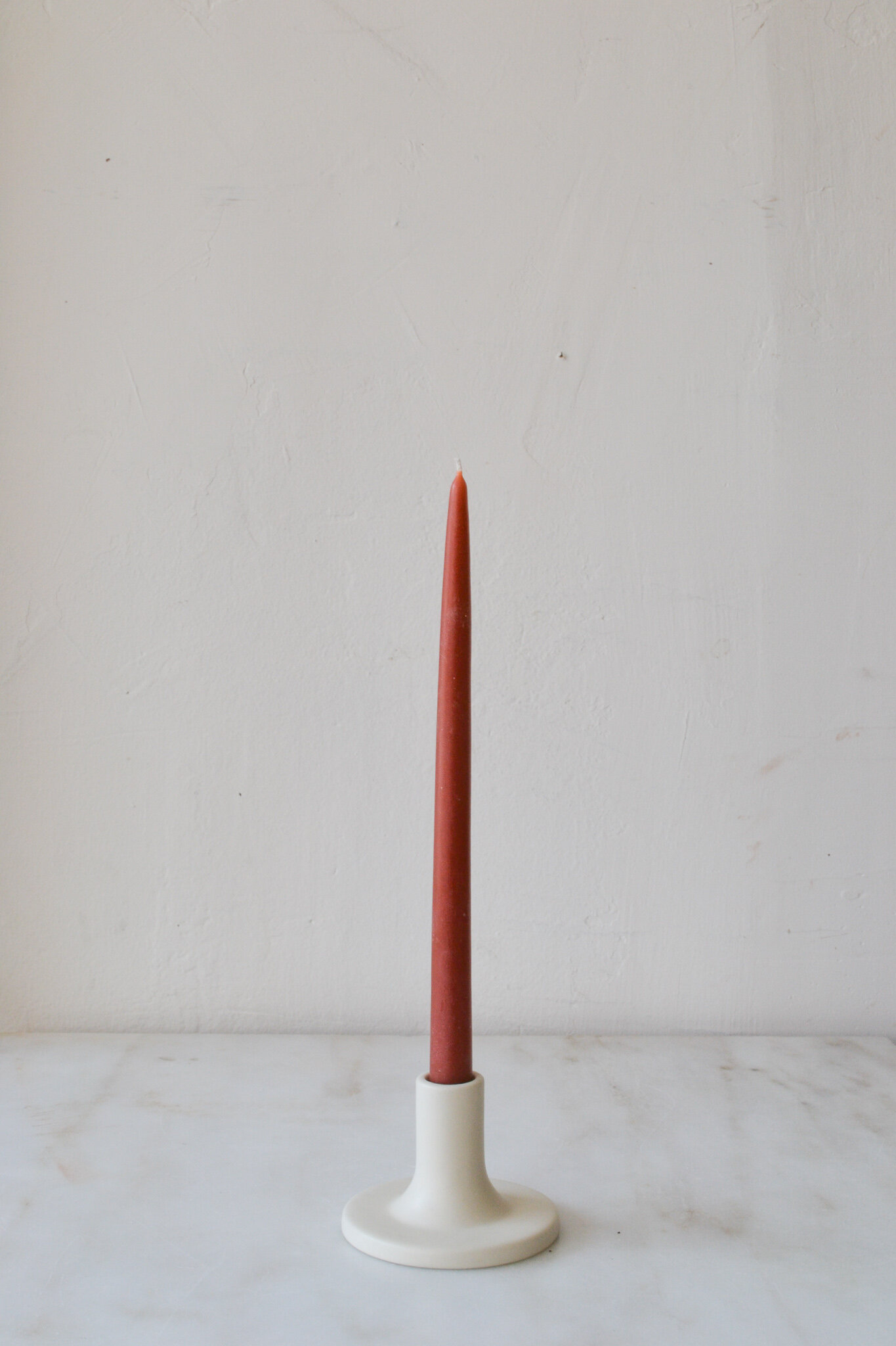 White Candle Stick Holder 