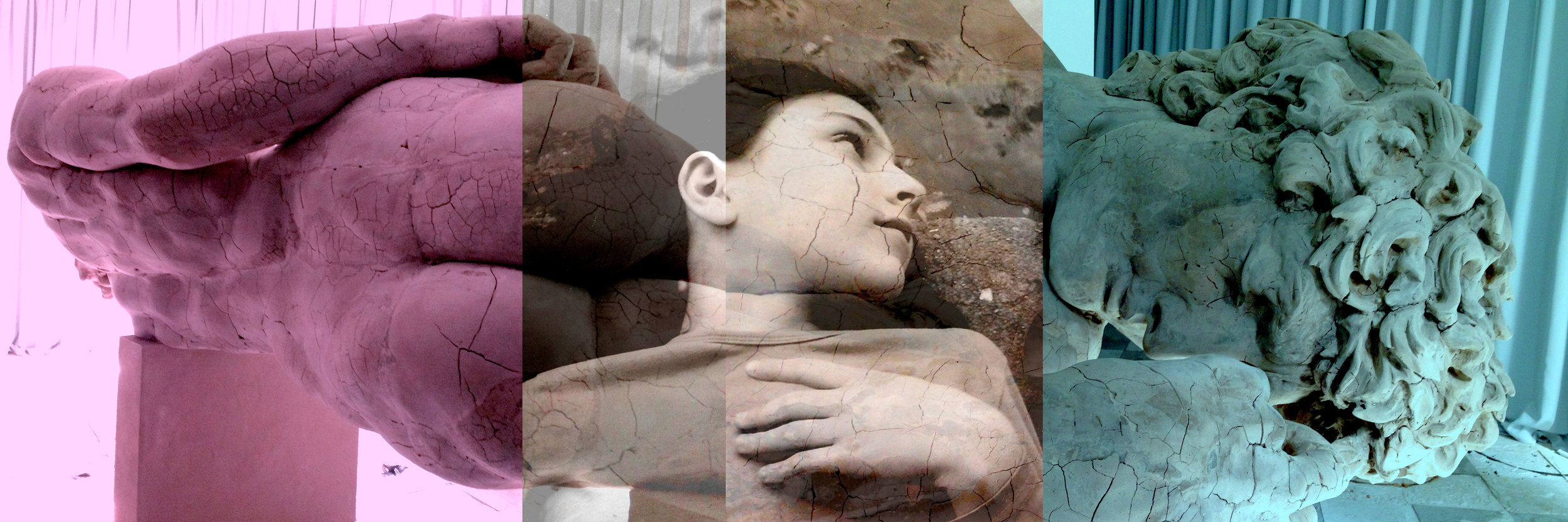 David and Sasha photo collage, 75 x 25 cm, edition of 3 on fine art paper