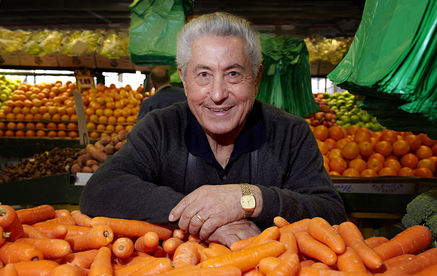 Danny is one of the longest standing stallholders of Dandenong Market. Great character who refused to let me leave without a big bag of free bananas.