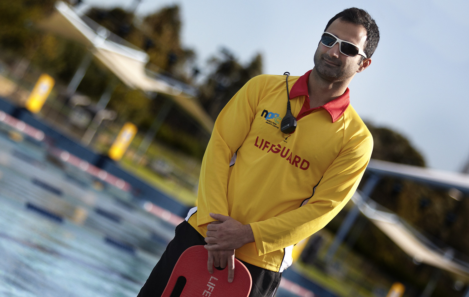 Lifeguard at the NPAC centre in Dandenong.