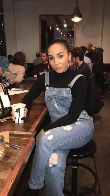 F21 Denim Overalls | Uniqlo Heat Tech Turtleneck ( similar here ) | Sole Society Ankle Booties | F21 Bamboo Earrings (sold out)