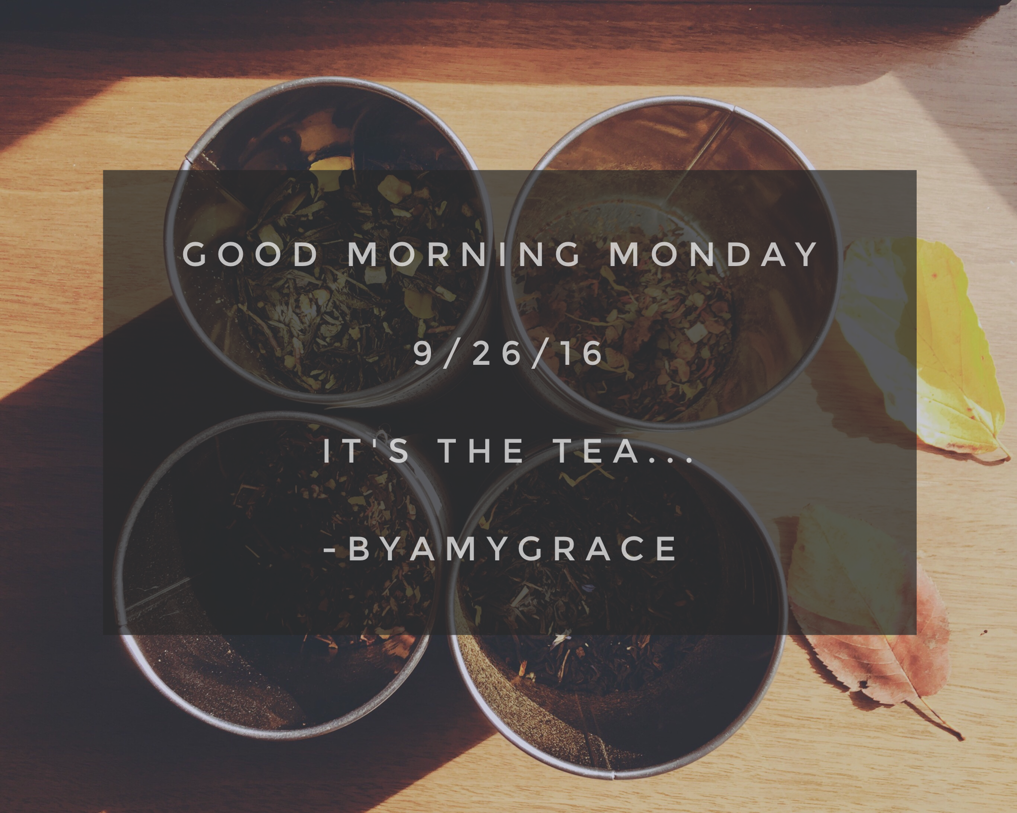 Good Morning Monday 9/26/16