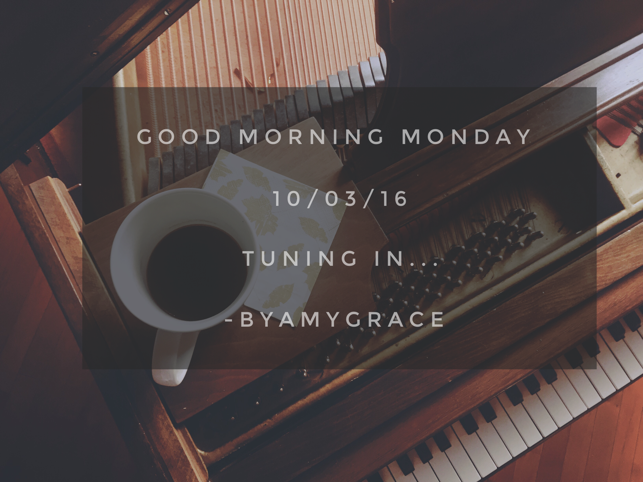 Good Morning Monday 10/3/16