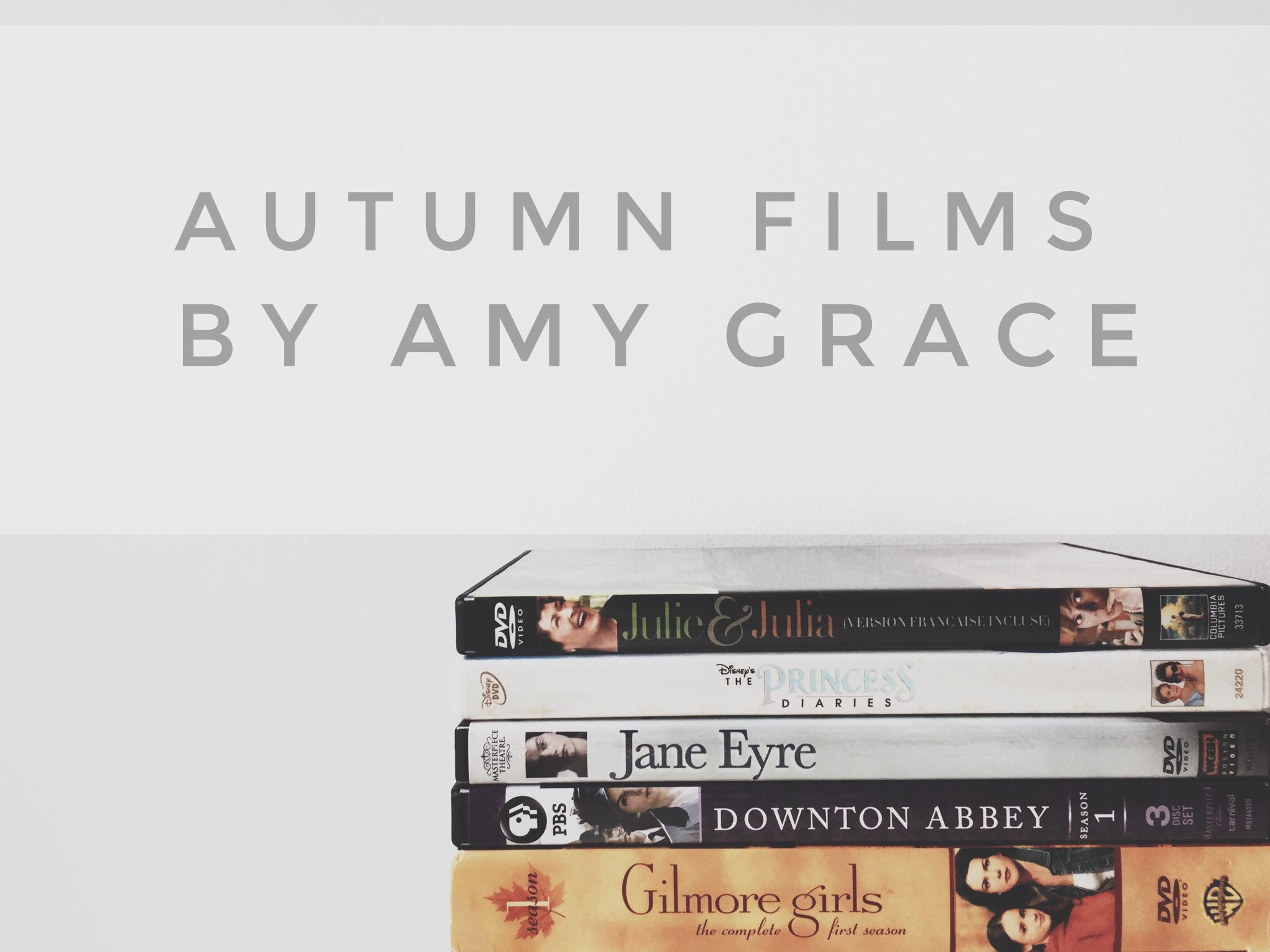 LIFESTYLE | Autumn Films (and Series)