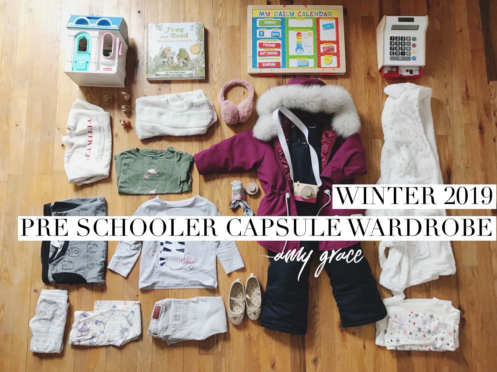 LIFESTYLE | Winter 2019 Preschooler Capsule Wardrobe
