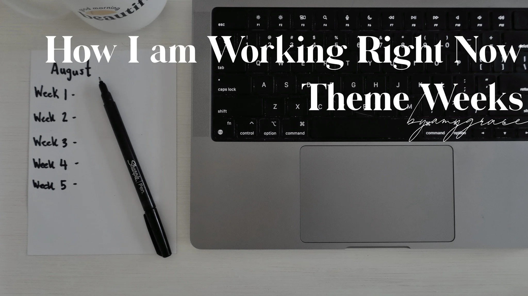 How I am Working Right Now | Theme Weeks