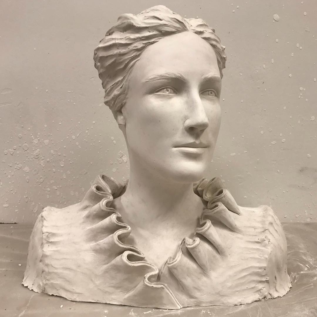  Victoria Woodhull (1872 U.S. Presidential Candidate)   plaster cast, 2019  