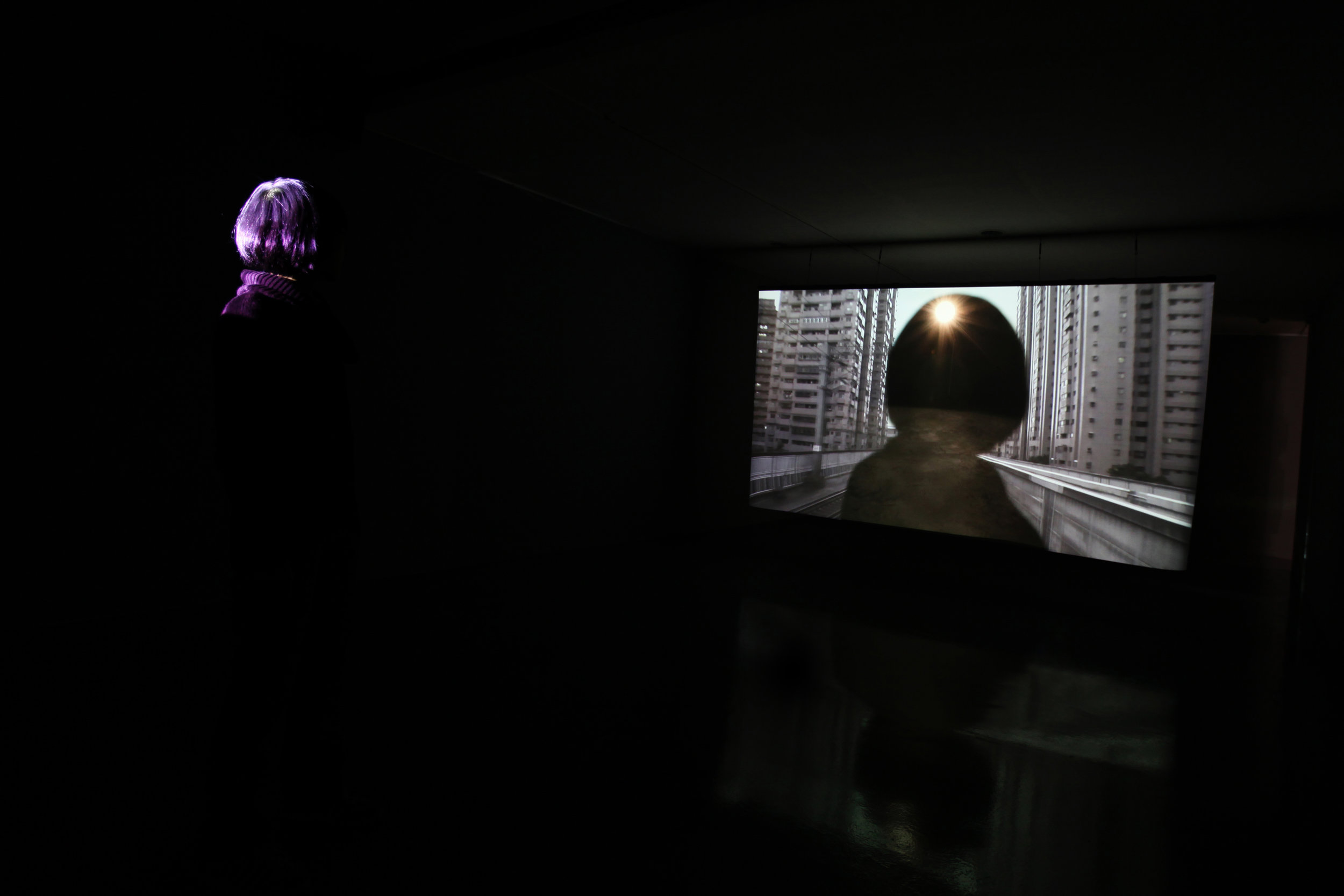  &lt;日日&gt;裝置現場  &lt;Daily&gt; Video Installation. 