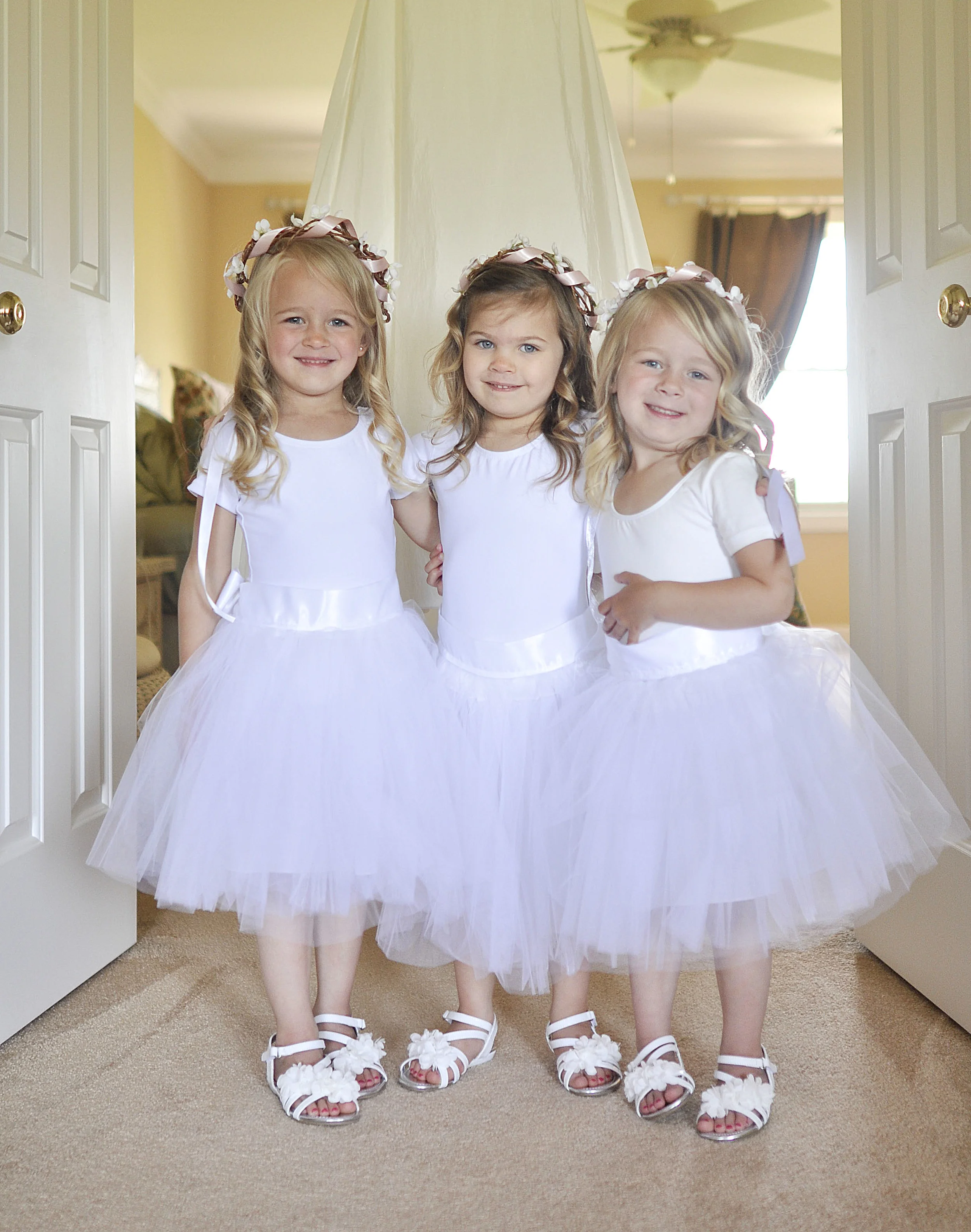 These flower girls were adorable! Three cousins who got to dress up together? Priceless.