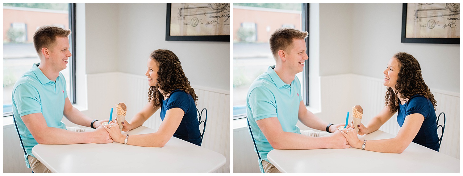 Roanoke, Virginia Wedding photographer, engagement session in downtown Roanoke, Virginia