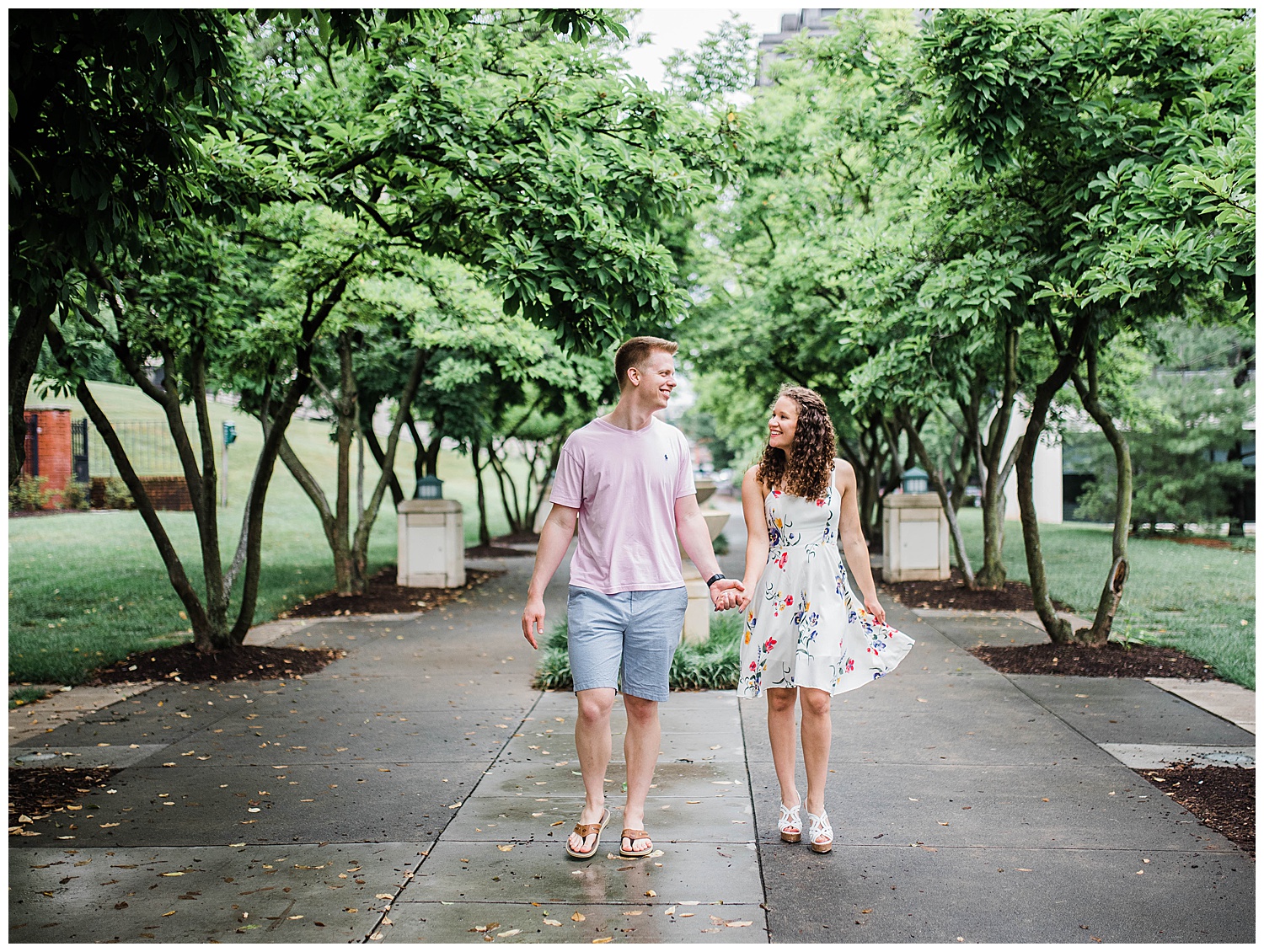Roanoke, Virginia Wedding photographer, engagement session in downtown Roanoke, Virginia