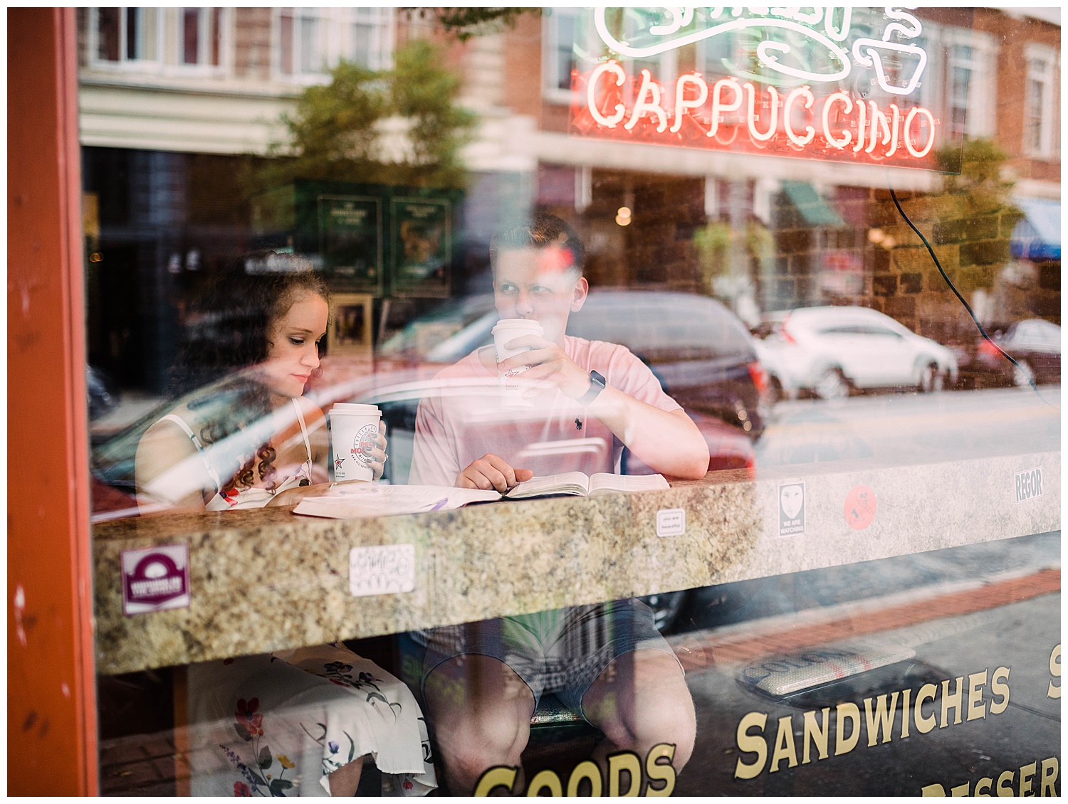 Roanoke, Virginia Wedding photographer, engagement session in downtown Roanoke, Virginia