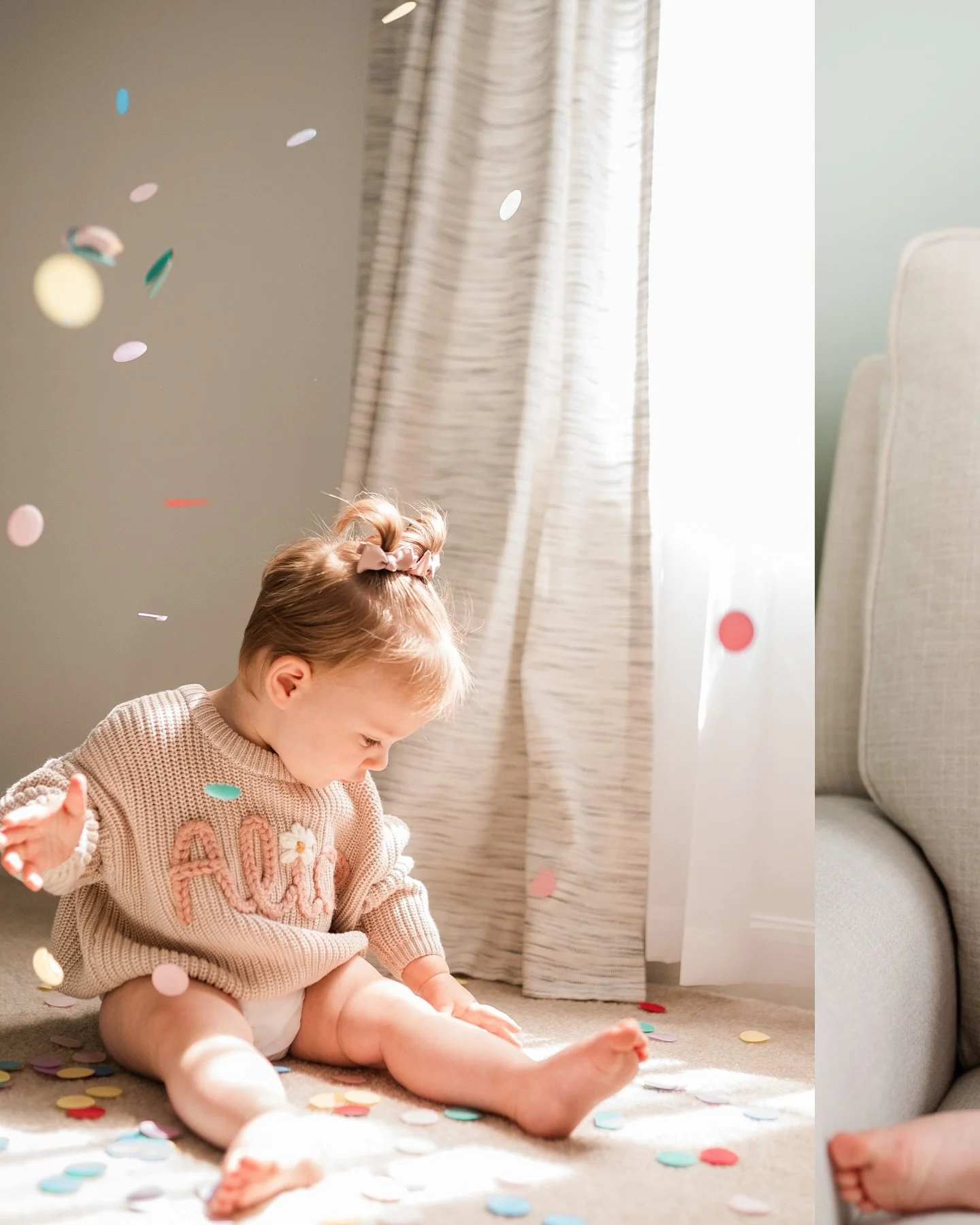 1 year old photos for the sweetest girl 💕🥳