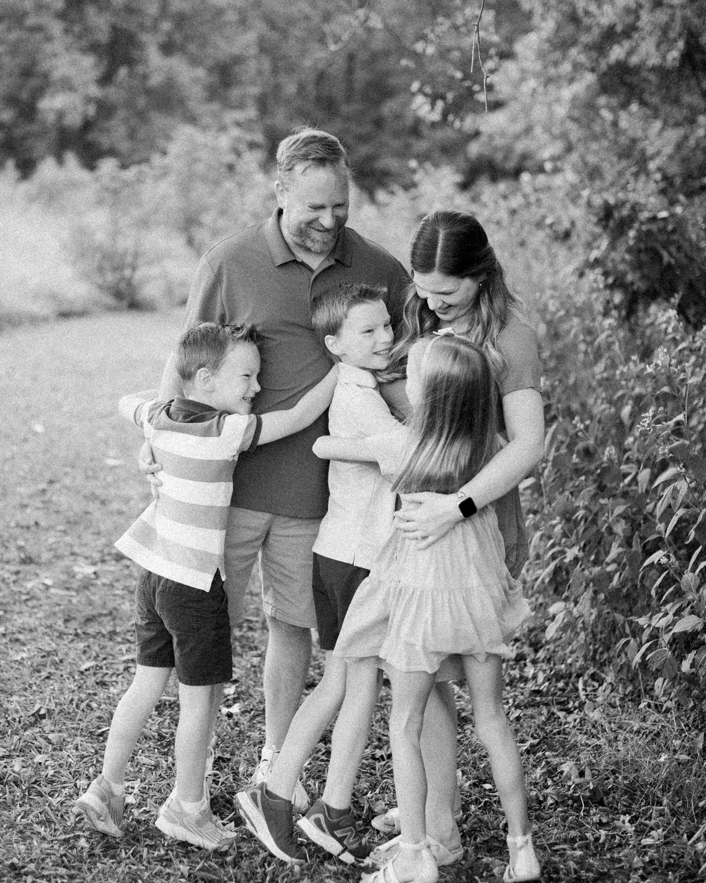 The Millers in b&amp;w 🤍🖤