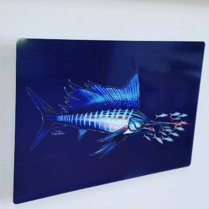 New products headed to the rayscustomart.com website. ✔them out!
#sailfish #trout #seaturtle #fishing #art #fisherman