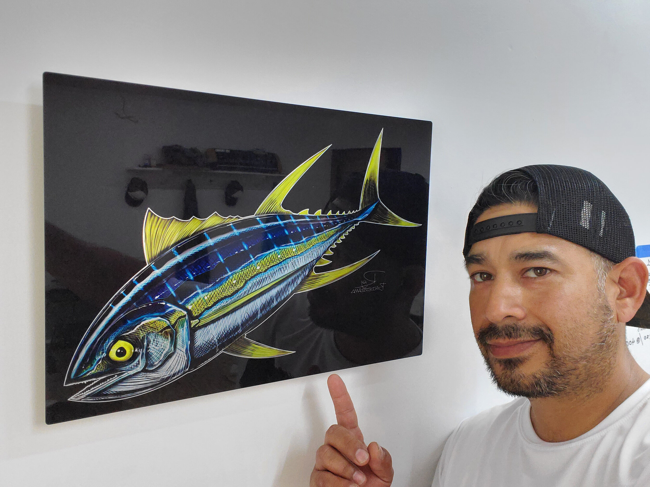 Yellowfin Tuna wall art