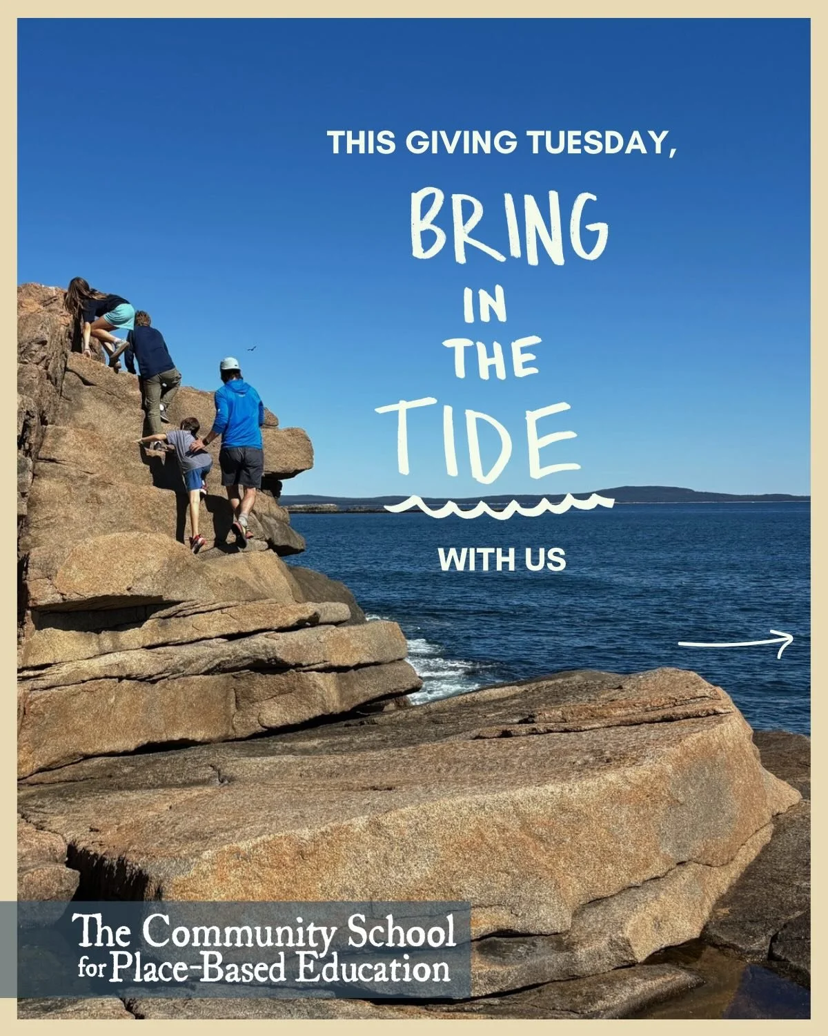 Your support helps make the benefits of place-based education accessible to all! 🌊 thecommunityschool.me/giving 🌊 THANK YOU!