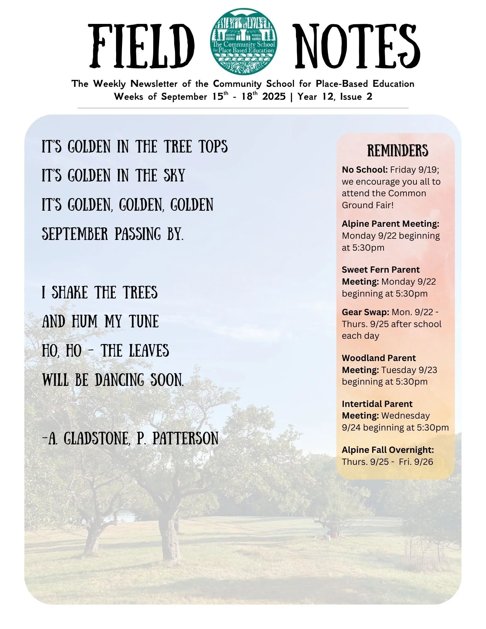 September 15 - 18, 2025, Year 12, Issue 2