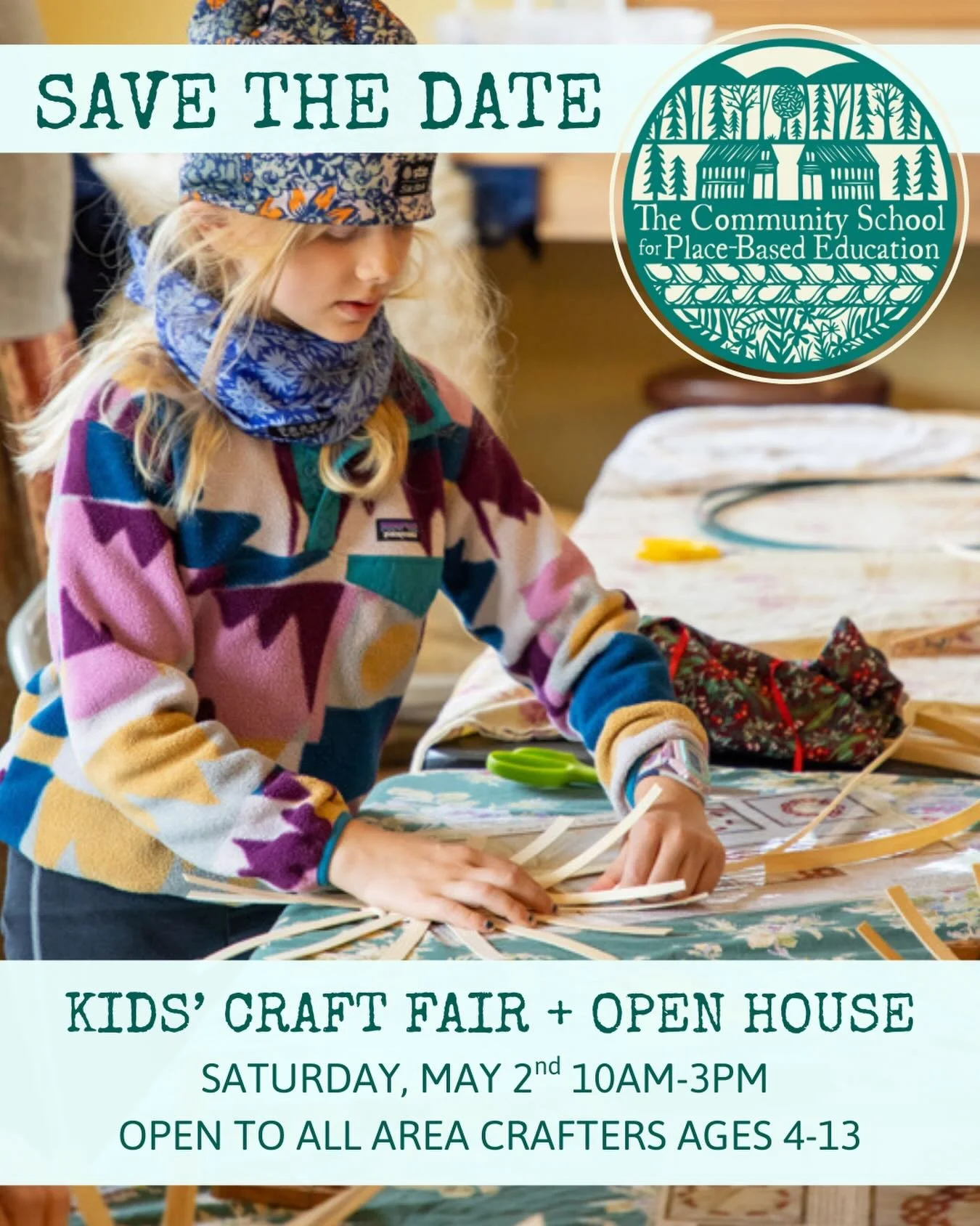 We&rsquo;re having a Kids&rsquo; Craft Fair here at The Community School on May 2nd! All area crafters ages 4-13 are welcome to come sell their handmade goods and art. If you&rsquo;re interested, sign up by April 4th at the link in our bio. Free to p