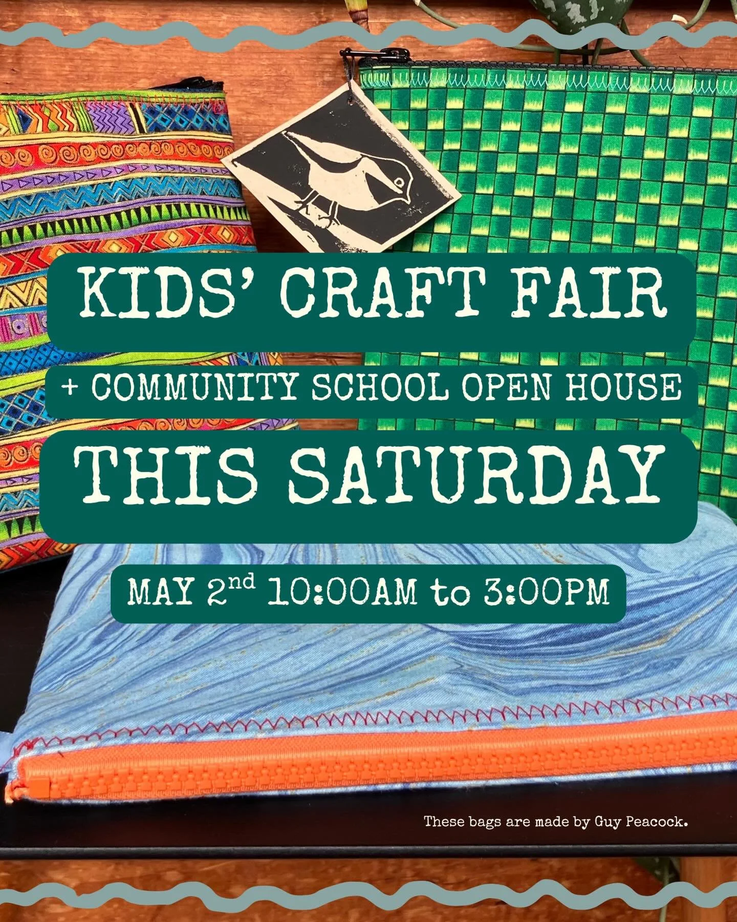 We&rsquo;re so excited to host talented young crafters and their families and friends, plus anyone who wants to come shop one-of-a-kind art! See you this Saturday, May 2nd from 10:00AM to 3:00PM. 🧵🤸🏻&zwj;♀️🎨💫