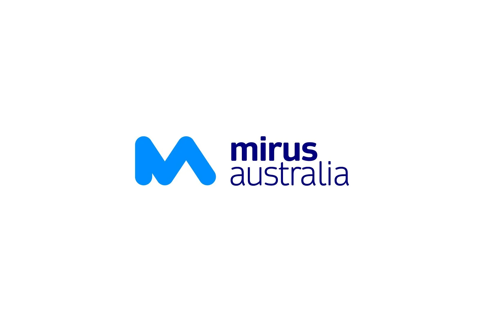 Roscher Creative brand mark logo and logotype design for Mirus Australia