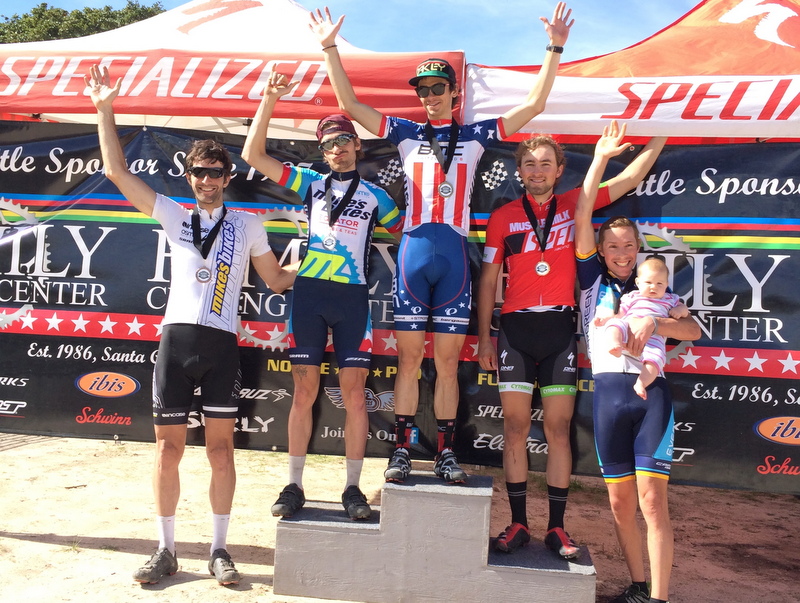 Walton and Roman on the podium